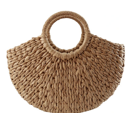 Sac Panier Imitation Paille Multicolore